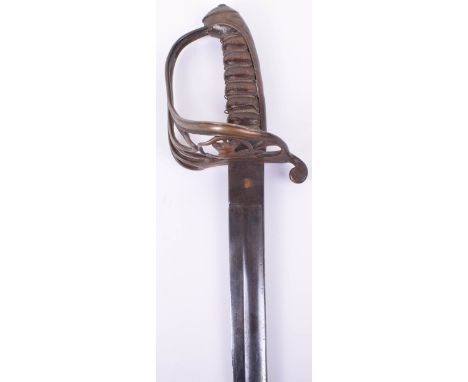British 1822 Pattern Crimean War/ Indian Mutiny Period Infantry Officers Sword by Wilkinson, 80cms blade with Wilkinson numbe