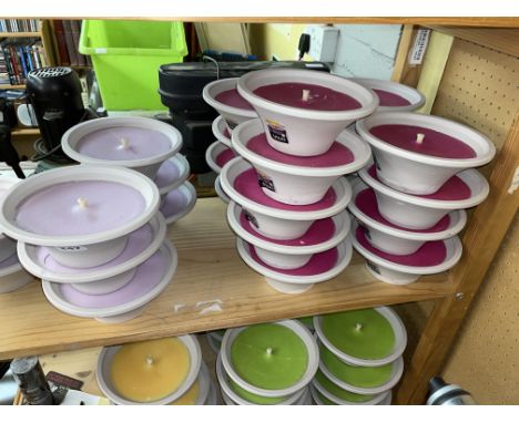 SHELF OF SPAAS CITRONELLA LAVENDER CANDLES 
