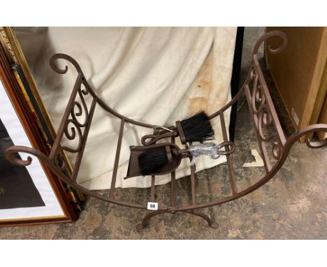 IRON AND CLAY SCROLL WORK LOG STORE AND MATCHING TOOLS