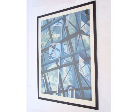Brendan Neiland (b. 1941, British).
Cumulus, hand finished screen print, signed in pencil, 9/60, f/g.
102 x 144cm. 