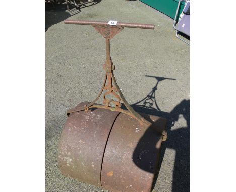 Antique heavy garden roller