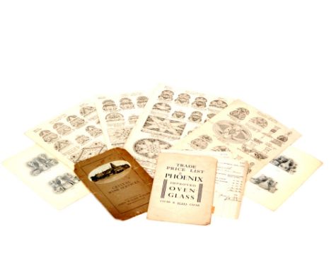 A small collection of original John Walsh Walsh ephemera to include a brochure for various wine services, an earlier similar 