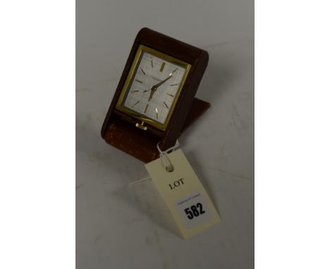 Jaeger Le Couture travel alarm clock