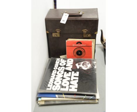 LP's and singles to include Beatles, Emmerson Lake and Palmer, Yes, Rolling Stones