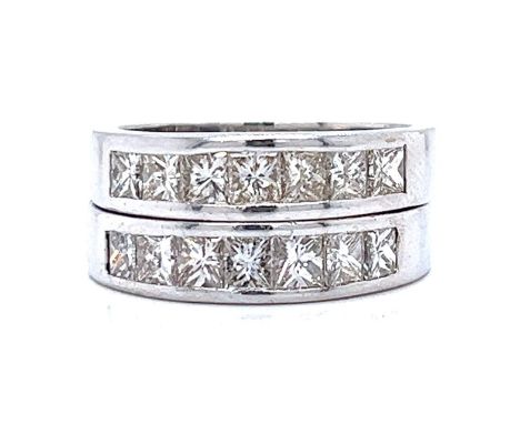 2.97 Ct. Diamond Band. &nbsp; &nbsp; &nbsp; &nbsp; &nbsp; &nbsp; &nbsp; &nbsp; &nbsp; &nbsp; &nbsp; Weighing 15.7 grams Set w