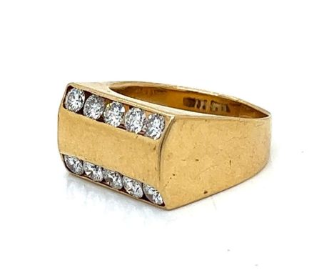 18K Yellow Gold 2.00 Ct. Diamond Ring.&nbsp; &nbsp; &nbsp; &nbsp; &nbsp; &nbsp; &nbsp; &nbsp; &nbsp; &nbsp; &nbsp; &nbsp; Wei