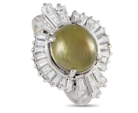 Platinum 1.51ct Diamond and Citrine Ring. &nbsp; &nbsp; &nbsp; &nbsp; &nbsp; &nbsp; &nbsp; &nbsp; &nbsp; &nbsp; &nbsp; Weight