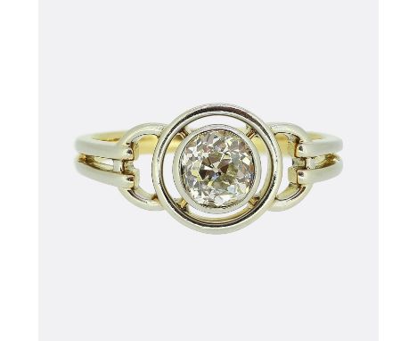 Antique 1.05 Carat Diamond Ring.&nbsp; &nbsp; &nbsp; &nbsp; &nbsp; Weight:&nbsp;5.7 grams Band Width:&nbsp;3mm - 2mm Ring Siz