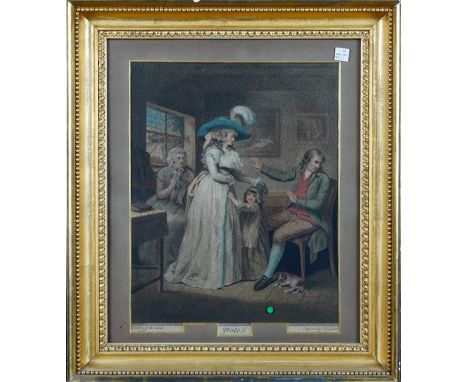 After George Morland, A set of six engravings by J R Smith, including The Tavern Door and others, each 34 x 27cm (6)