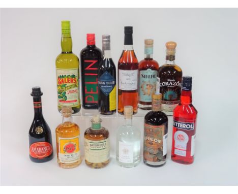 Box 1 - Mixed Spirits Tequila Corazon extra agedOpland Aquavit 2015Bas-Armagnac Tariquet 1995Gentiane Salers Liqueur Black Ju
