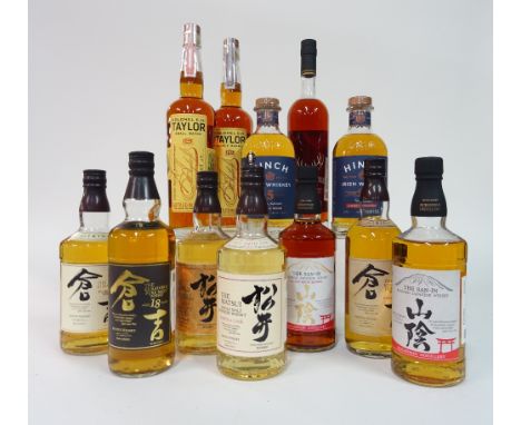 Box 58 - WhiskyHinch Irish WhiskeyGeorge T Stagg Bourbon WhiskyHinch 10 yr Irish WhiskeyColonel EH Taylor Rye WhiskyColonel E