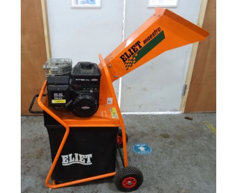 An 'Eliet Maestro' wood chipper, with Briggs and Stratton WTEK 206 engine. 