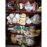 A quantity of china, including a Booths part combination service, Sylvac and other items