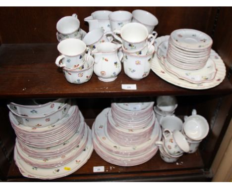 A Villeroy and Boch "Petite Fleur" pattern part combination service Condition: Overall condition ok, some chips, no visible r