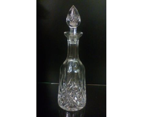 Cut glass crystal decanter, height 