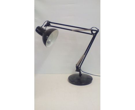 Alba anglepoise lamp, 78cm extended