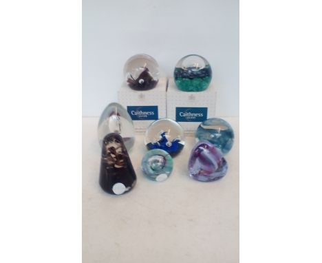A collection of paperweights majority caithness