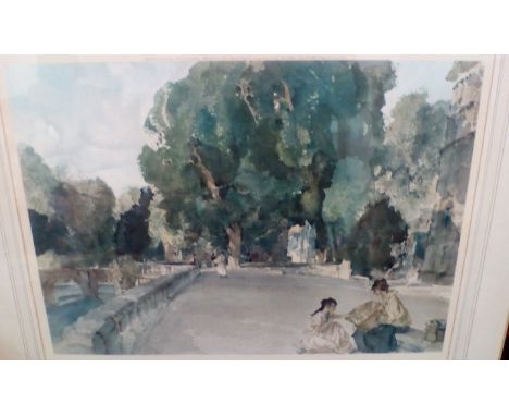 Russell Flint framed print, limited edition 209/650, with blind stamp 