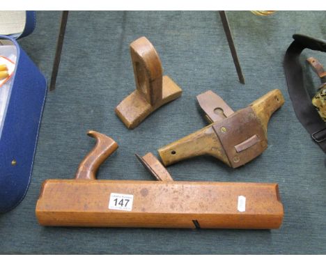 3 Antique carpentry tools