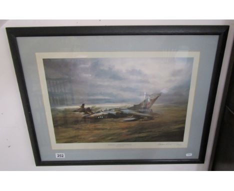 L/E signed print by Michael Rondot - Tornedo Recce