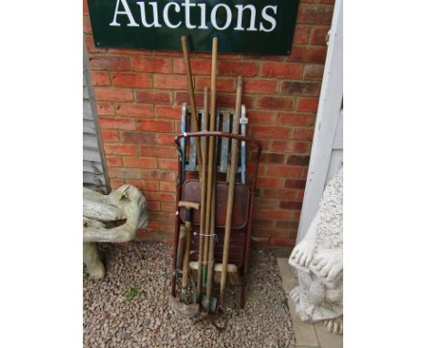 Collection of tools & 2 step ladders
