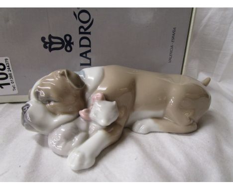 Lladro dog, with original box