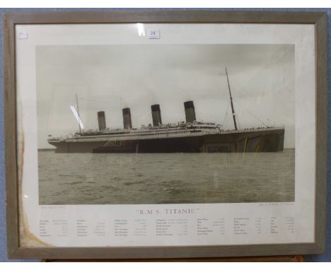 A RMS Titanic print