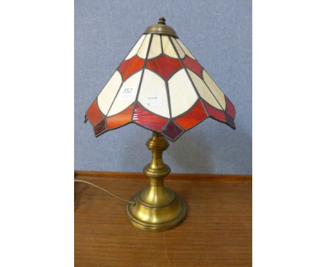 A Tiffany style table lamp