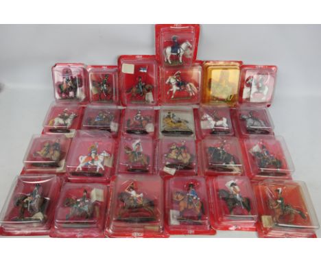DelPrado - A selection of Twenty Five diecast model military figures, predominantly 'Napoleon at War' series, all appearing i