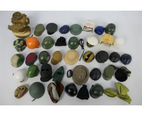 Palitoy - Hasbro - Action Man - GI Joe - Others - A collection of over 30 of vintage and some modern Action Man hats and helm