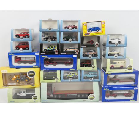 Oxford Diecast - Base Toys - Pocketbond - A collection of 24 x boxed vehicles in 1:76 scale including Jaguar F Pace Police ca