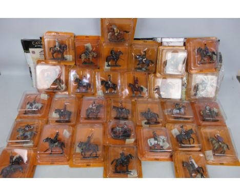 DelPrado - Cavalry. A selection of Thirty-one diecast model military figures, predominantly 'Cavalry Through The Ages' series