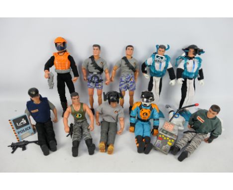 Hasbro - Action Man - A brigade of 10 unboxed 'Second Generation' modern Action Man figures. Lot contains figures in a variet