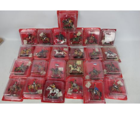 DelPrado - A selection of Twenty Five diecast model military figures, predominantly 'Napoleon at War' series, all appearing i