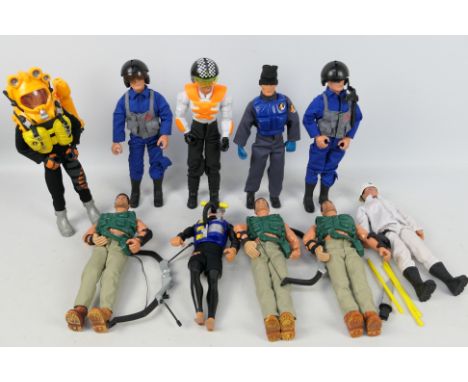 Hasbro - Action Man - A squad of 10 unboxed 'Second Generation' modern Action Man figures. Lot contains figures in a variety 