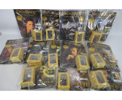 Lord of the Rings - Eaglemoss - New Line Cinema - A selection of Twelve Lord of the Rings hand painted scale replicas (1:29).