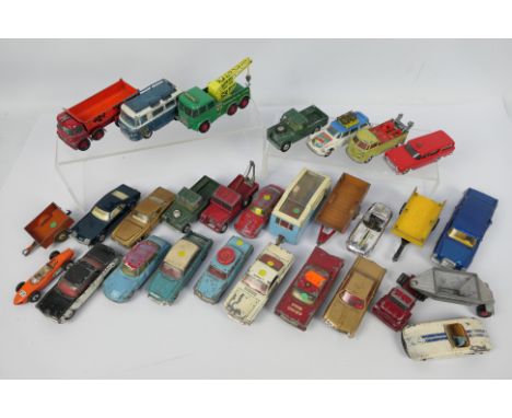 Corgi - Dinky - Matchbox - 28 x unboxed vehicles including Volkswagen Breakdown # 490, Mercedes 600 Pullman # 128, Foden Tipp