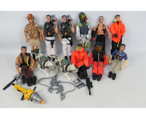 Hasbro - Action Man - A cohort of 10 unboxed 'Second Generation' modern Action Man figures. Lot contains figures in a variety