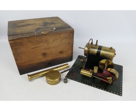 Bowman - A boxed vintage Bowman Stationary Steam Engine # M101. The model shows signs of age and appears in Good overall cond