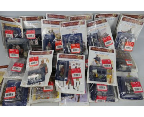 DelPrado - Medieval Warriors. A selection of Twenty-Five diecast model military figures, predominantly 'Medieval Warriors' se