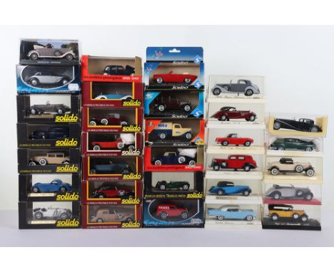 Forty Five Diecast Cars Vehicles models loose and in boxes. Including Corgi, Solido and more. Good condition. (45 items) 