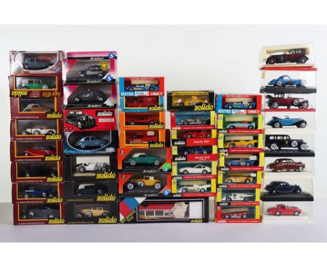 Collection of Solido Diecast cars and vehicles. Good condition. (43 items) 