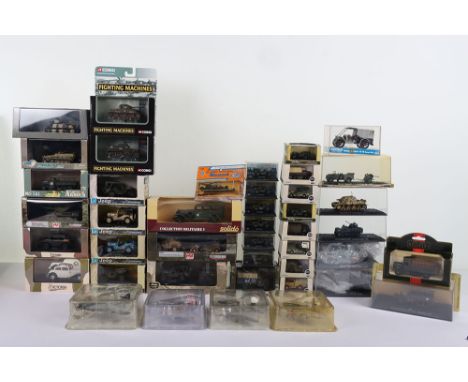 Collection of Military Vehicles Diecast Models and more. Including Oxford, Corgi, Solido, Cararama and more. Good condition. 