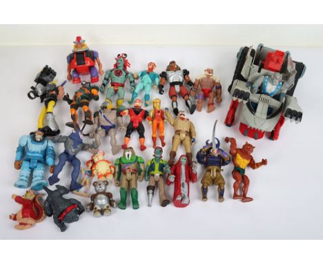 Twenty Three Vintage LJN Thundercats Action Figures with Thundertank. Including Thundertank with original unbroken tracks doe