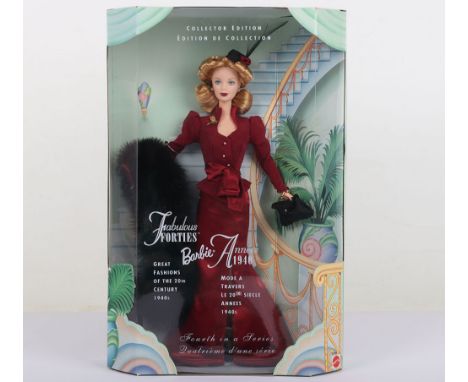 Barbie Fabulous Forties Doll Mattel 1999 NRFB. Limited Edition Barbie Annees 1940. Fourth in a Series. Product code 22162. Go