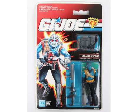 Vintage G.I. Joe Gi Joe Range Viper Action Figure carded Hasbro. Asst 6573/02. Good condition with some waving to card and de