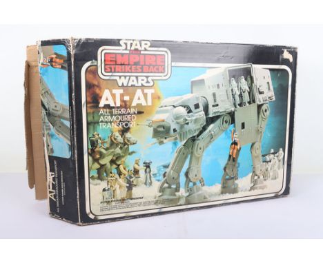 Vintage Star Wars The Empire Strikes Back Palitoy AT-AT Vehicle Empty Box. Some damage and box wear. 