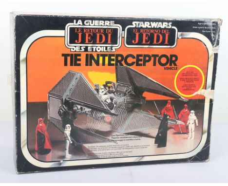 Vintage Star Wars Return of the Jedi Meccano Tie Interceptor Vehicle Empty Box. Good condition with some minor box wear.