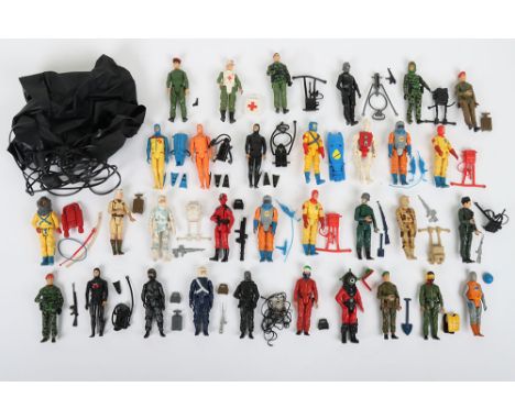 Quantity of Vintage Action Force action figures Palitoy, Some complete with accessories. Good to play wear condition. (A lot)