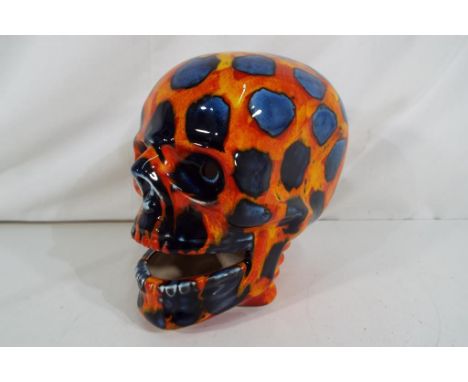 Anita Harris - A ceramic skull by Anita Harris, approx 18cm (h), Est £35 - £50